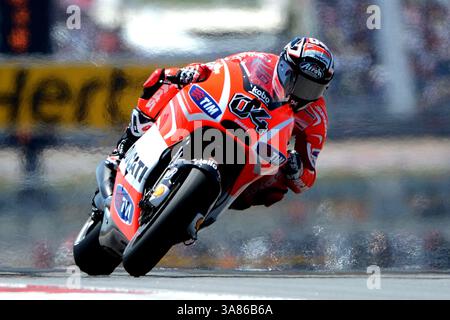 20 aprile 2013. Andrea Dovizioso #04 di Ducati in azione al Circuit of the Americas di Austin in Texas. (Immagine di credito: © Robert Backman/Cal Sport Media/ZUMAPRESS.com) Foto Stock