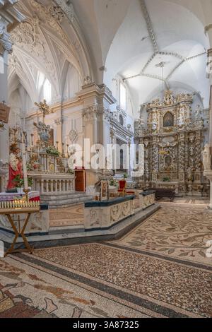 Chiesa madre di San Nicola, Corigliano d'Otranto, Lecce, Salento, Puglia, Italia Foto Stock