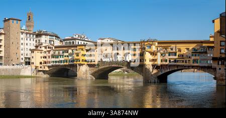 Firenze - il ponte Ponte Veccio Foto Stock