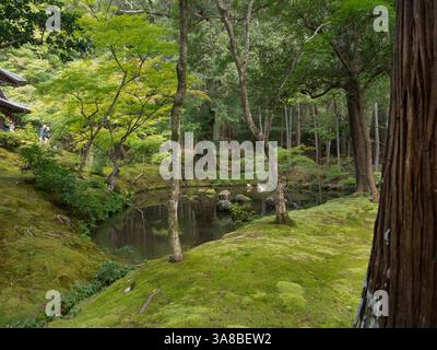 Saihoji | Kokedera (Tempio del muschio). Tempio Zen a Kyoto Foto Stock