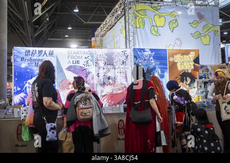 Alla nuova fiera, 2 040 espositori provenienti da 45 paesi presenteranno le innovazioni di quest'anno. Il motto della fiera di quest'anno è parole Move Worlds . Foto Stock