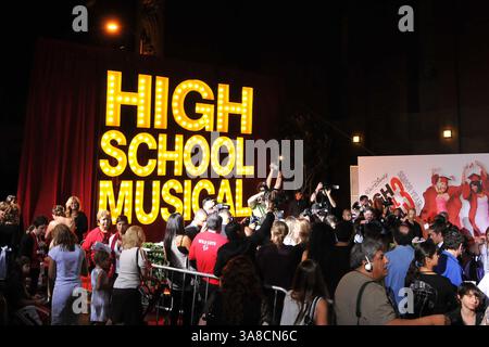 16 ottobre 2008 - Los Angeles, CA, Stati Uniti - 16 ottobre 2008 - Los Angeles, California - atmosfera. "High School Musical 3: Senior Year", Los Angeles Premiere presso l'USC Galen Center. Credito fotografico: Byron Purvis/AdMedia Foto Stock