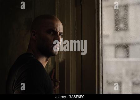10 aprile 2017 - . Ricky Whittle..'American Gods' (stagione 1) serie TV - 2017. (Immagine di credito: © prime/Entertainment Pictures via ZUMAPRESS.com) Foto Stock