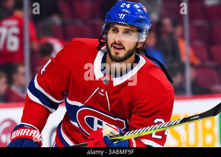 29 settembre 2017: Guardate il centro dei Montreal Canadiens Phillip Danault (24) durante la partita di pre-stagione dei Florida Panthers ai Montreal Canadiens al Bell Centre di Montreal, Quebec. David Kirouac/CSM(immagine di credito: &Copy; David Kirouac/CSM tramite cavo ZUMA) Foto Stock