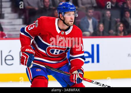 29 settembre 2017: Guarda il centro dei Montreal Canadiens Peter Holland (13) durante la partita di pre-stagione dei Montreal Canadiens al Bell Centre di Montreal, Quebec. David Kirouac/CSM(immagine di credito: &Copy; David Kirouac/CSM tramite cavo ZUMA) Foto Stock