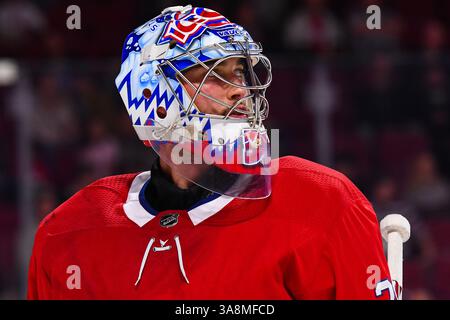 29 settembre 2017: Guardate il portiere dei Montreal Canadiens Charlie Lindgren (39) durante la partita di pre-stagione dei Florida Panthers ai Montreal Canadiens al Bell Centre di Montreal, Quebec. David Kirouac/CSM(immagine di credito: &Copy; David Kirouac/CSM tramite cavo ZUMA) Foto Stock