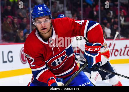 29 settembre 2017: Guardate il centro dei Montreal Canadiens Byron Froese (42) durante la partita di pre-stagione dei Florida Panthers ai Montreal Canadiens al Bell Centre di Montreal, Quebec. David Kirouac/CSM(immagine di credito: &Copy; David Kirouac/CSM tramite cavo ZUMA) Foto Stock