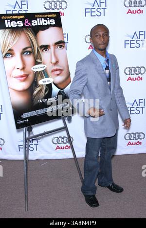 13 novembre 2006 - Hollywood, California, Stati Uniti - 10 novembre 2006 - Hollywood, California - Artel Kayaru. L'AFI Fest 2006 di Audi presenta la premiere ''Lies & alibis'' - arrivi che si tengono all'ArcLight. Credito fotografico: Zach Lipp/AdMedia Foto Stock