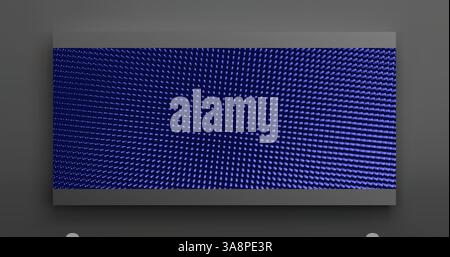 Sfondo astratto con molti punti. progettazione di reti 3d con particelle. Illustrazione vettoriale. Modello di design della copertina. Può essere utilizzato per pubblicità, marketi Illustrazione Vettoriale