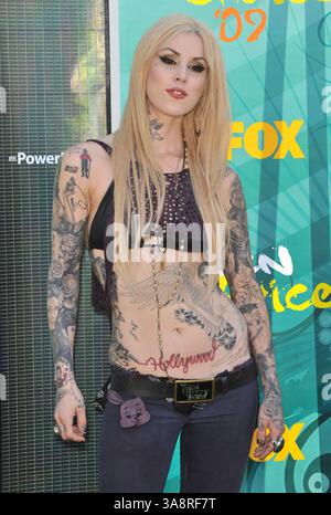 10 agosto 2009 - Universal City, CA, Stati Uniti - 09 agosto 2009 - Universal City, CA - 2009 Teen Choice Awards tenuti presso il Gibson Amphitheatre. Credito fotografico: Jaguar/AdMedia Foto Stock
