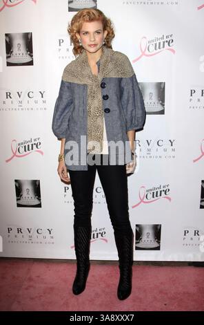 8 dicembre 2009 - Hollywood, California, Stati Uniti - 8 dicembre 2009 - Hollywood, California - Angel McCord. PRVCY Premium Denim Book e CD Launch Party tenutosi a Beso. Credito fotografico: Kevan Brooks/AdMedia Foto Stock