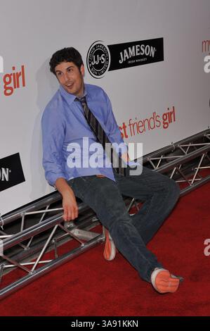 15 settembre 2008 - Hollywood, CALIFORNIA, Stati Uniti - 15 settembre 2008 - Hollywood, California - Jason Biggs. La prima mondiale "My Best Friend's Girl" si è tenuta all'Arclight Hollywood. Credito fotografico: Jaguar/AdMedia Foto Stock