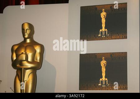 23 gennaio 2007 - Beverly Hills, CA, Stati Uniti - 23 gennaio 2007 - Beverly Hills, California - atmosfera. 79th Annual Academy Awards Nominations Press Conference annunciando i candidati per il 79th Annual Academy Awards tenutosi presso l'Academy of Motion Picture Arts and Sciences. Credito fotografico: Russ Elliot/AdMedia Foto Stock