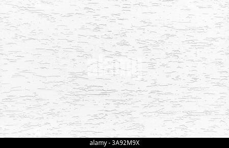 Stucco bianco con motivo decorativo a rilievo, superficie per foto di sfondo piatta senza cuciture Foto Stock
