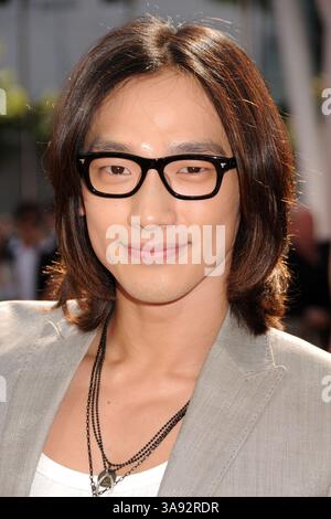 26 aprile 2008 - Los Angeles, CA, Stati Uniti - 26 aprile 2008 - Los Angeles, California - pioggia. ''Speed Racer'' Los Angeles Premiere al Nokia Theatre. Credito fotografico: Byron Purvis/AdMedia Foto Stock