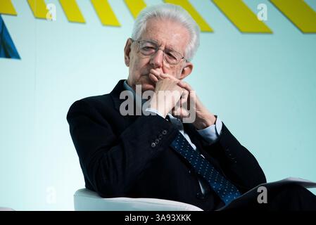 Roma, Italia. 29 marzo 2025. Nella foto Mario Monti. SOLO PER USO EDITORIALE! NON PER USO COMMERCIALE! Foto Stock