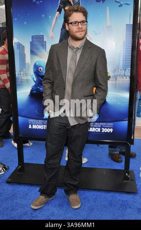 22 marzo 2009 - Universal City, CA, Stati Uniti - 22 marzo 2009 - Universal City, California - la prima di Los Angeles "Monsters vs. Aliens" si tiene all'Universal City Walk Gibson Amphitheater. Credito fotografico: Jaguar/AdMedia Foto Stock