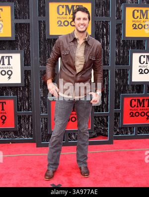 16 giugno 2009 - Nashville, Tennessee, Stati Uniti - 16 giugno 2009 - Nashville, TN - Luke Bryan. CMT Music Awards 2009 tenuti al Sommet Center. Foto di Dan Harr/AdMedia (immagine di credito: © Dan Harr/AdMedia via ZUMA Wire) Foto Stock