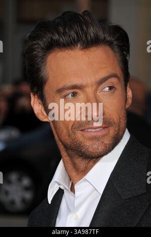 28 aprile 2009 - Hollywood, CA, Stati Uniti - 28 aprile 2009 - Hollywood, CA - Hugh Jackman. 'X-Men Origins: Wolverine'' Los Angeles Industry Screening tenutosi al Grauman's Chinese Theatre. Credito fotografico: Byron Purvis/AdMedia Foto Stock