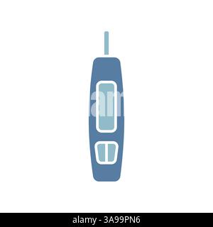 icona della linea nera smart glucose monitor per progetti digitali e di stampa. Icone di pulizia minime per applicazioni e siti Web. Icone semplici e moderne per UI UX e br Illustrazione Vettoriale