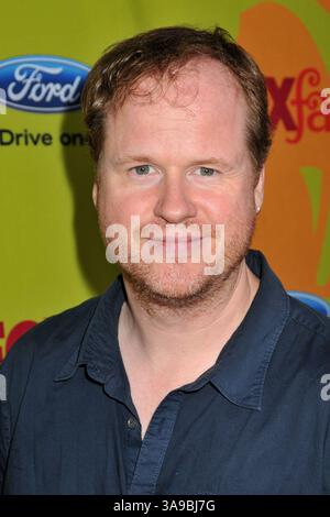 14 settembre 2009 - West Hollywood, CALIFORNIA, Stati Uniti - 14 settembre 2009 - West Hollywood, California - Joss Whedon. FOX Fall 2009 Eco-Casino Party presso la BOA Steakhouse. Credito fotografico: Byron Purvis/AdMedia Foto Stock