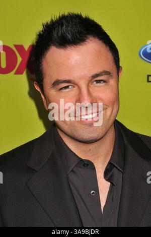 14 settembre 2009 - West Hollywood, CALIFORNIA, Stati Uniti - 14 settembre 2009 - West Hollywood, California - Seth MacFarlane. FOX Fall 2009 Eco-Casino Party presso la BOA Steakhouse. Credito fotografico: Byron Purvis/AdMedia Foto Stock