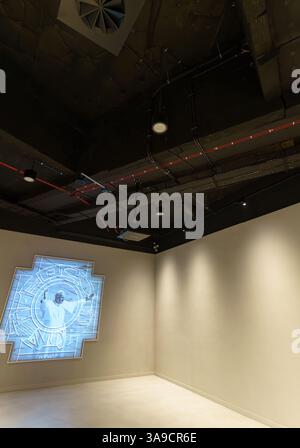 Muzeum Jana Pawła II i Prymasa Wyszynskiego. Museo di Giovanni Paolo II e del Primate Wyszynski all'interno del Tempio della Divina Provvidenza, Varsavia, Polonia. Foto Stock