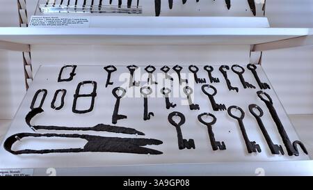 Interno del Museo Civico di Modena. Modena, Emilia Romagna, Italia Foto Stock