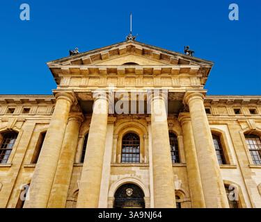 Clarendon Building, Oxford University, Broad Street, Oxford, Inghilterra, Regno Unito. Foto Stock