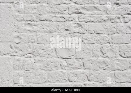 Pareti in mattoni imbiancati Foto Stock
