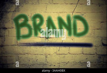 Concetto di marca Foto Stock
