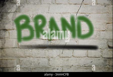 Concetto di marca Foto Stock