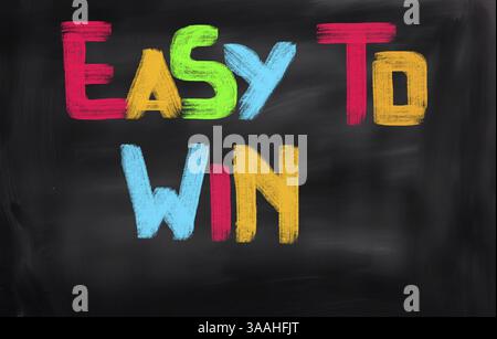 Facile vincere la nozione Foto Stock