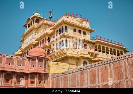 Palazzo reale della città di Jaipur, India Foto Stock