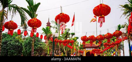 Tran Quoc Pagoda, Vietnam Foto Stock