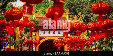 Tran Quoc Pagoda, Vietnam Foto Stock