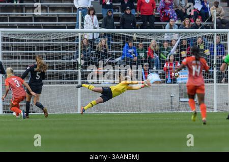12 maggio 2018 - Bridgeview, Illinois, Stati Uniti - Bridgeview, Illinois - sabato 12 maggio 2018: Chicago Red Stars vs Houston Dash al Toyota Park. (Immagine di credito: © Daniel Bartel/ISIPhotos tramite filo ZUMA) Foto Stock