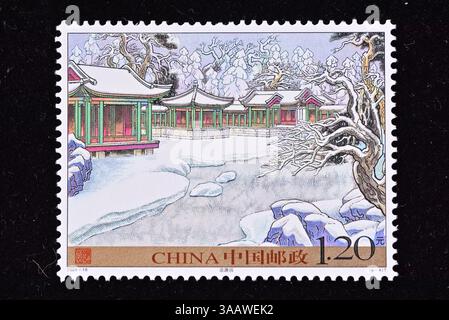 CINA - CIRCA 2008: Un francobollo stampato in Cina mostra Summer Palace, circa 2008 Foto Stock