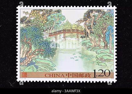 CINA - CIRCA 2008: Un francobollo stampato in Cina mostra Summer Palace, circa 2008 Foto Stock
