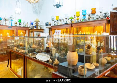 Sri Lanka, Provincia del Sud, Galle, Galle Fort o Dutch Fort, centro storico dichiarato Patrimonio Mondiale dell'Umanità dall'UNESCO, Museo della Residenza storica, galleria d'arte e museo ospitati in una casa olandese del XVIII secolo Foto Stock
