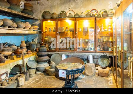 Sri Lanka, Provincia del Sud, Galle, Galle Fort o Dutch Fort, centro storico dichiarato Patrimonio Mondiale dell'Umanità dall'UNESCO, Museo della Residenza storica, galleria d'arte e museo ospitati in una casa olandese del XVIII secolo Foto Stock