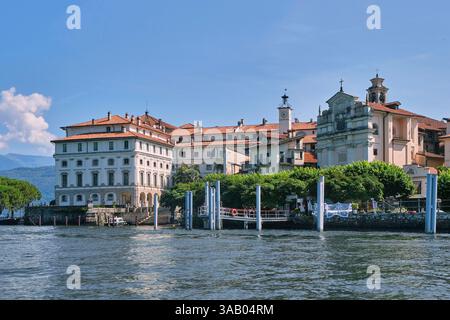 Italia, Lombardia, Lago maggiore, Isole Borromee, Isola bella, Palazzo Borromeo Foto Stock