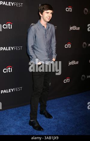 22 marzo 2018 - Los Angeles, CA, USA - LOS ANGELES - 22 marzo: Freddie Highmore al PaleyFest 2018 di Los Angeles - ''The Good Doctor'' al Dolby Theater il 22 marzo 2018 a Los Angeles, CA (Credit Image: © Kathy Hutchins via ZUMA Wire) Foto Stock