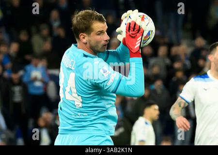Ivan Provedel del SS Lazio durante la partita di serie A tra SS Lazio e Torino FC allo stadio Olimpico di Roma (Italia), 31 marzo 2025. Foto Stock