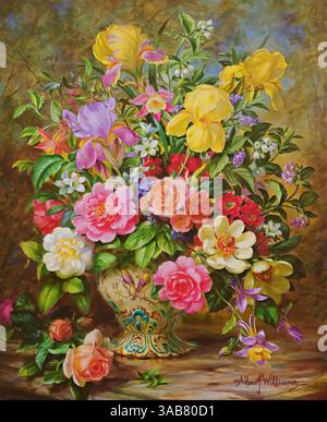 May Flowers, Symbols of Care and Love (dipinto), di Williams, Albert (1922-2010) Italiano Illustrazione Vettoriale