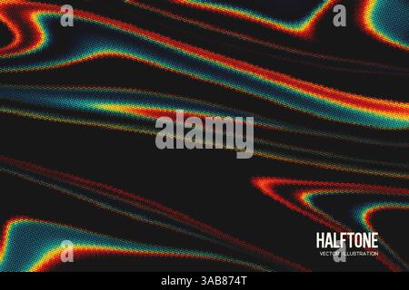 Superficie sfumata granulosità. Illustrazione Vettoriale