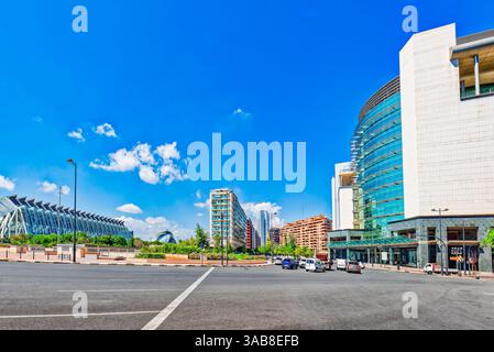 Spagna. Vedute urbane-paesaggi la terza città più grande della Spagna è Valencia. Foto Stock