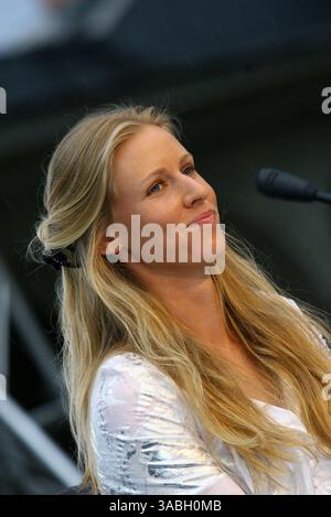 21 maggio 2007 - Istanbul, Turchia - la tennista russa ELENA DEMENT'EVA durante la cerimonia di apertura del torneo WTA Istanbul Cup presso il palazzo topkapi dell'era ottomana a Istanbul, Turchia. (Immagine di credito: © Kursad Bayhan/Kursat Bayhan/ZUMA Press) Foto Stock