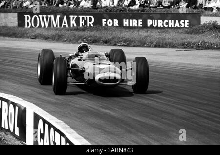 Jackie Stewart (GBR) BRM P261 ha concluso quinto... Gran Premio di Gran Bretagna, Silverstone, 10 luglio 1965. (Immagine di credito: ©Sutton Motorsports/ZUMA Press) Foto Stock