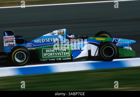 Michael Schumacher (GER) Benetton B194, 1° posto..GP europeo, Jerez, Spagna, 16 ottobre 1994 (Credit Image: ©Sutton Motorsports/ZUMA Press) Foto Stock